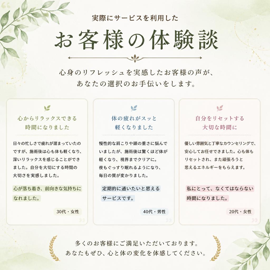 お客様の声