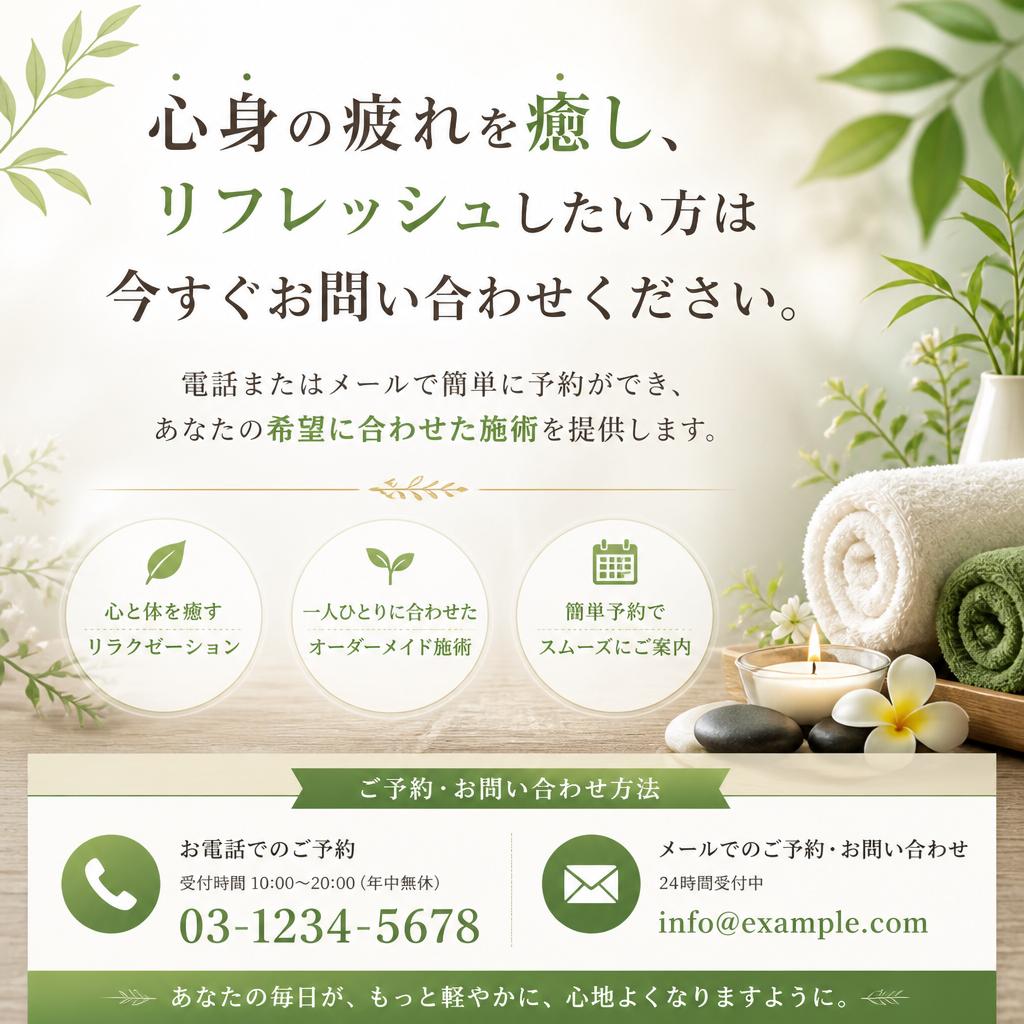 今すぐお問い合わせを！