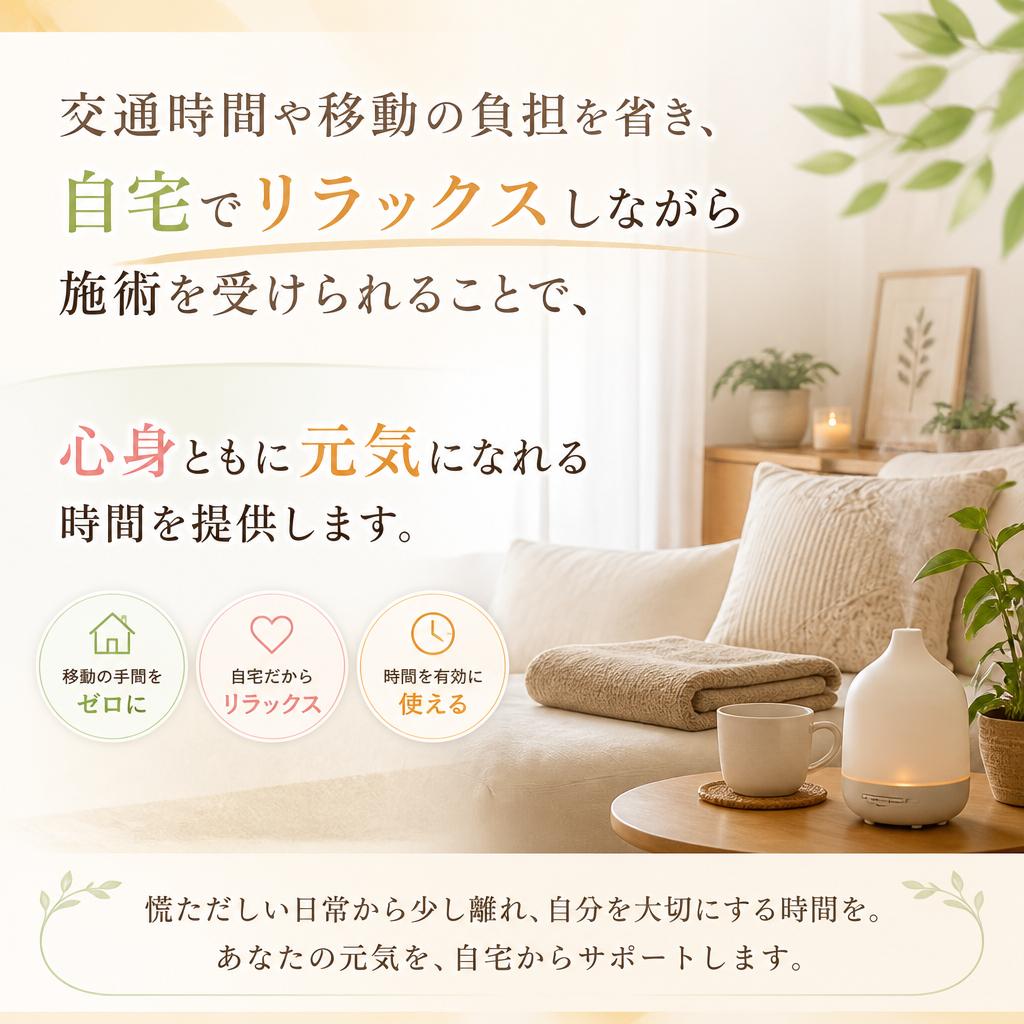 出張サービスのメリット