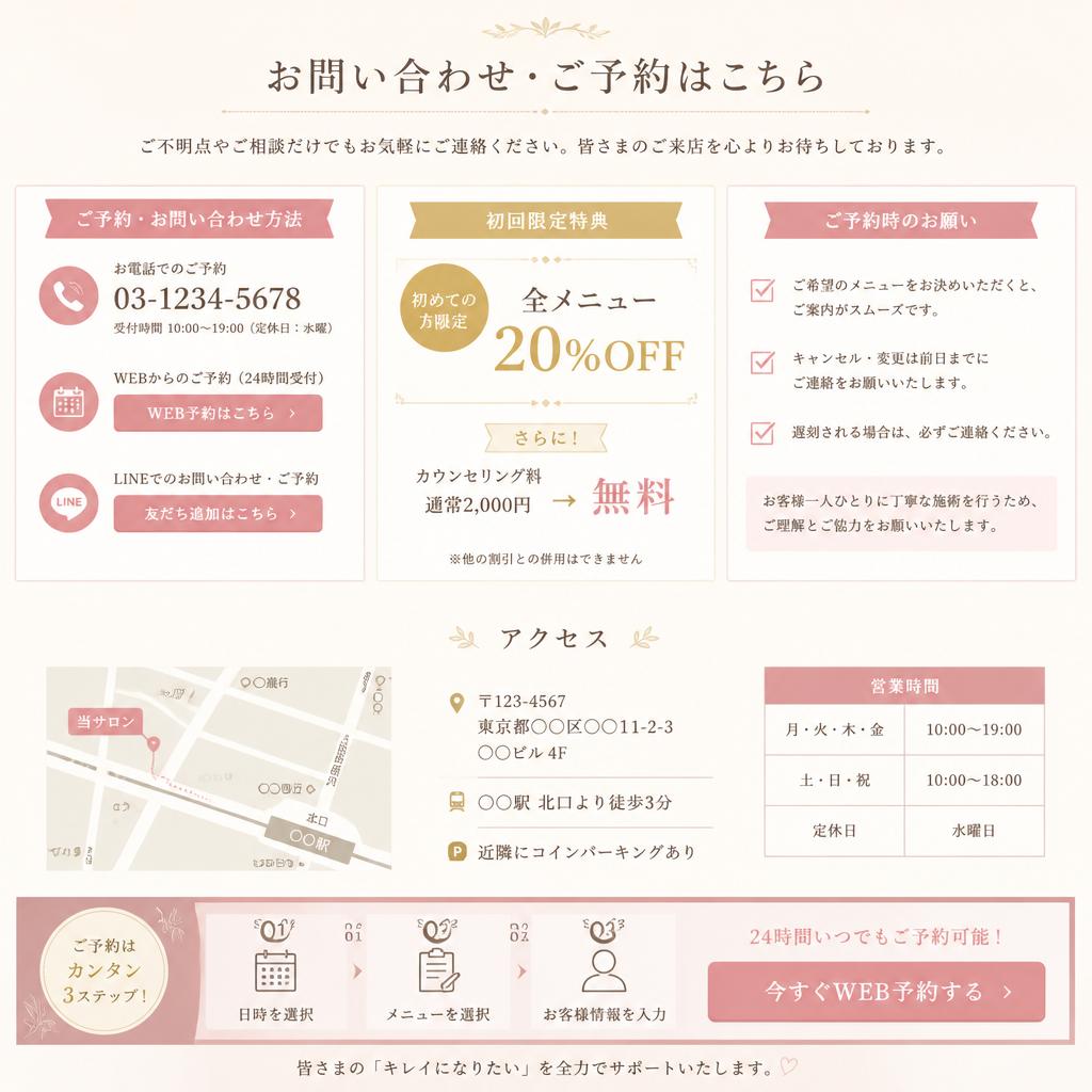 今すぐお問い合わせを！