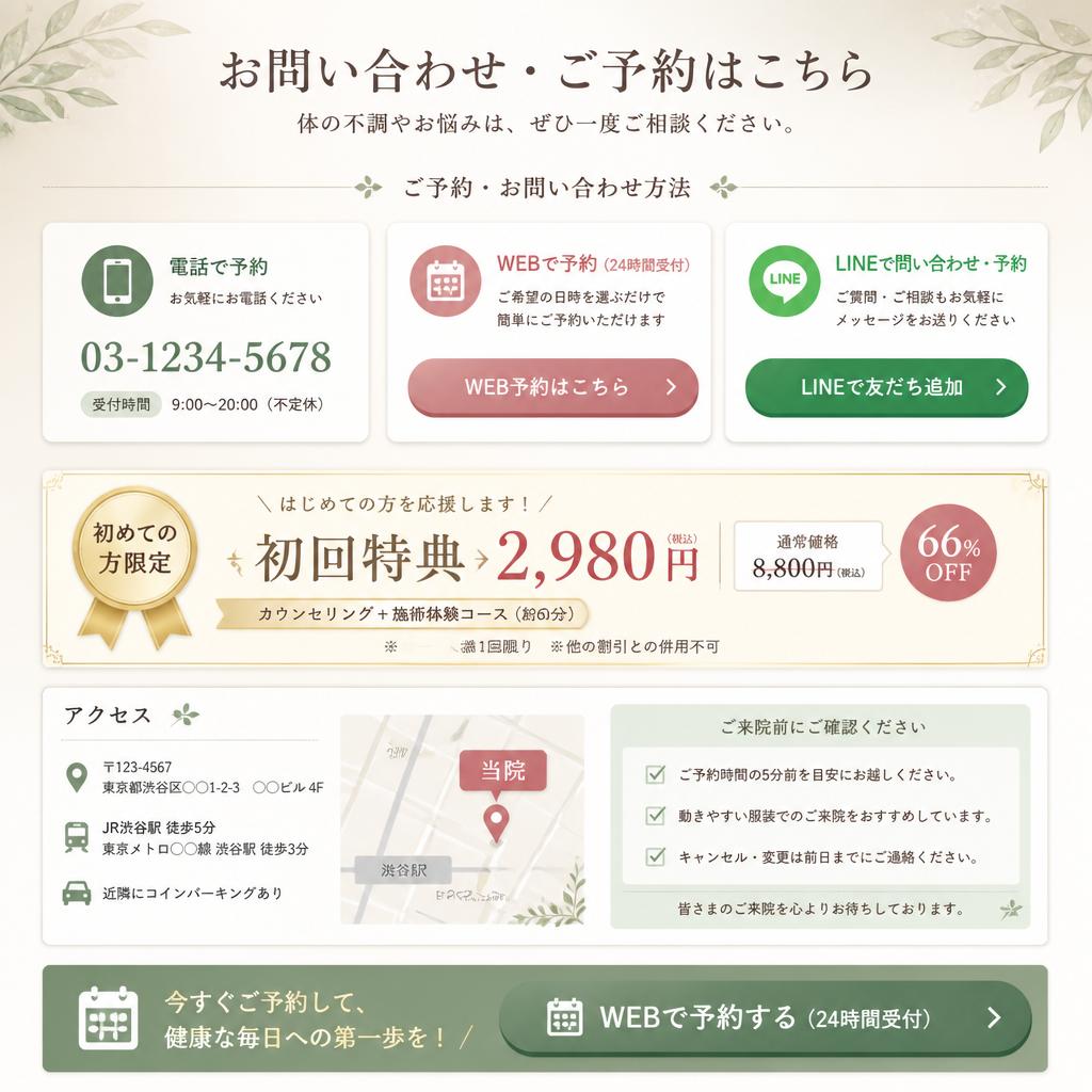 今すぐお問い合わせを！