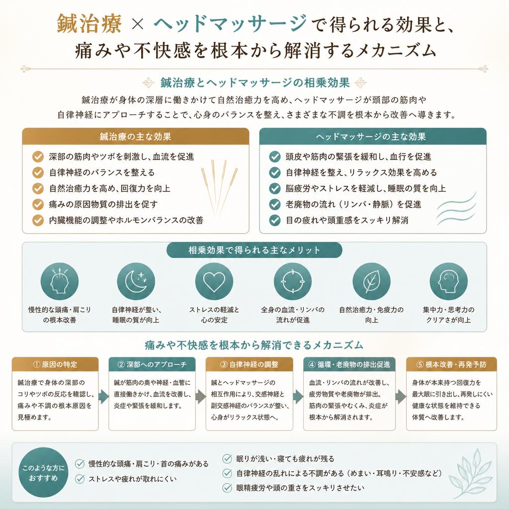 2. 鍼との組み合わせが生む相乗効果