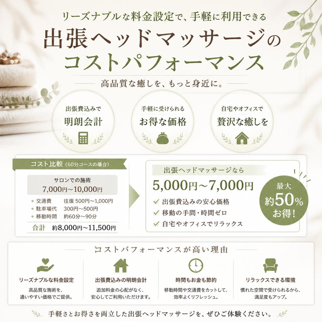 5. お手頃価格で受けられる高品質なサービス